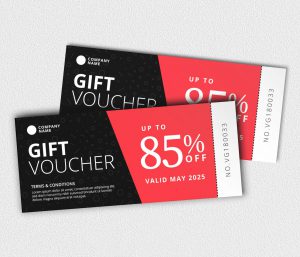 บัตรกำนัล เริ่มต้น 1090฿ 50ชิ้น