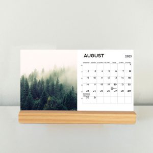 Lauakalender puidust klotsiga 180×100 mm Alates 50€ 10tk