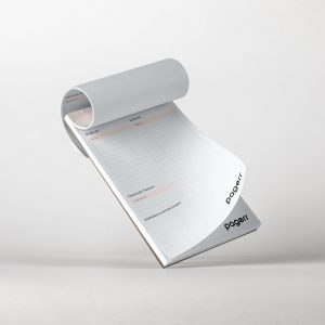 Märkmeblokk liimitud   